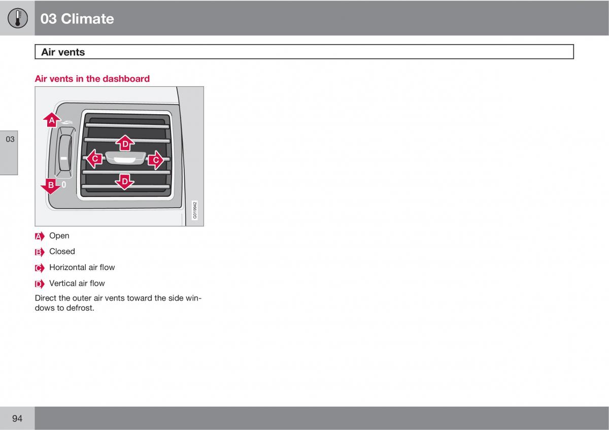 Volvo C30 owners manual / page 94