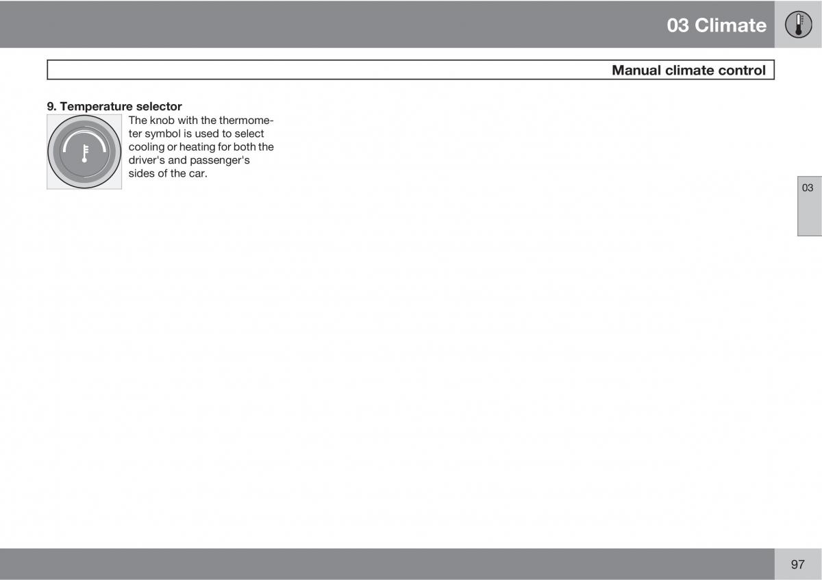 Volvo C30 owners manual / page 97