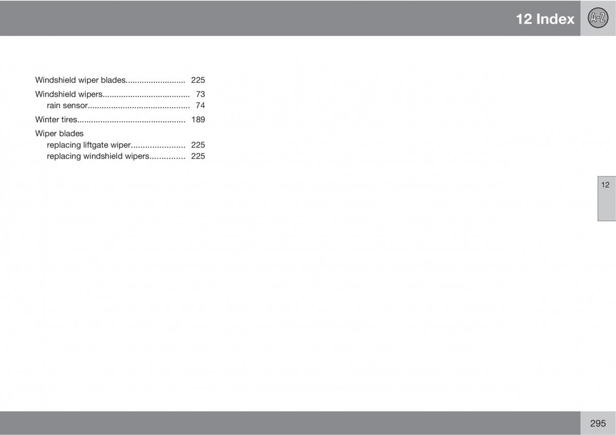 Volvo C30 owners manual / page 295