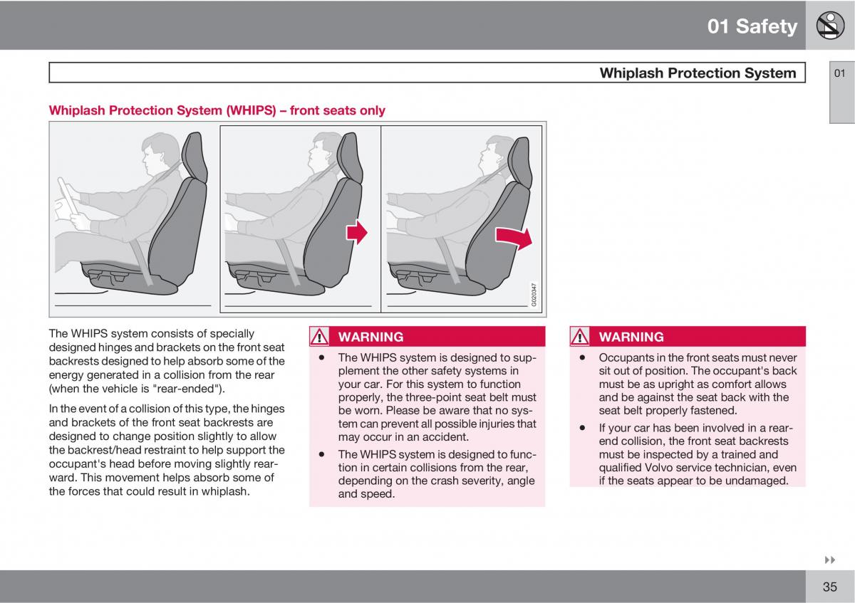 Volvo C30 owners manual / page 35