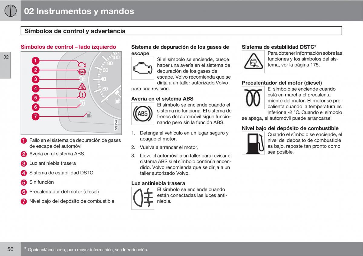 Volvo C30 manual del propietario / page 58