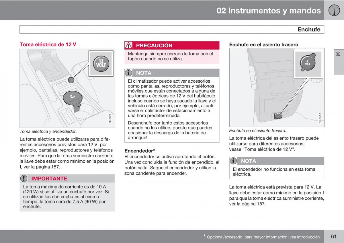 Volvo C30 manual del propietario / page 63