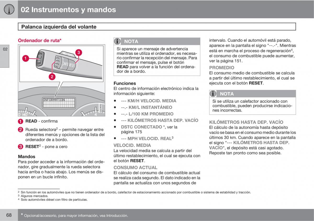 Volvo C30 manual del propietario / page 70