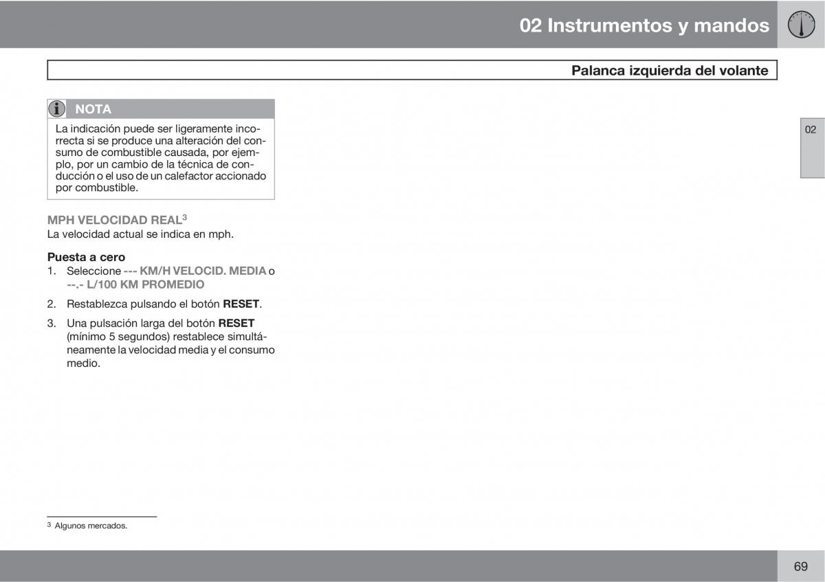 Volvo C30 manual del propietario / page 71