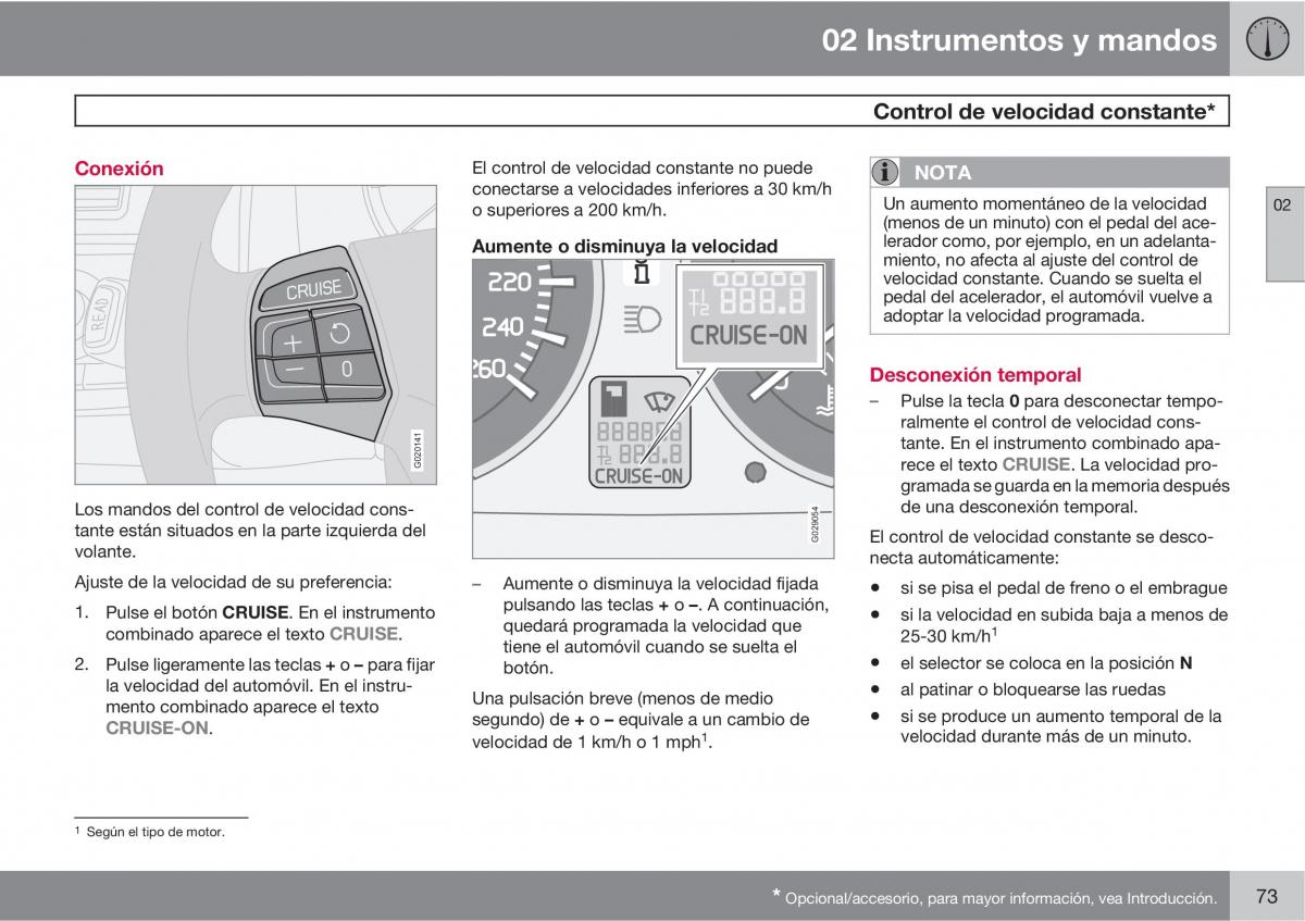 Volvo C30 manual del propietario / page 75