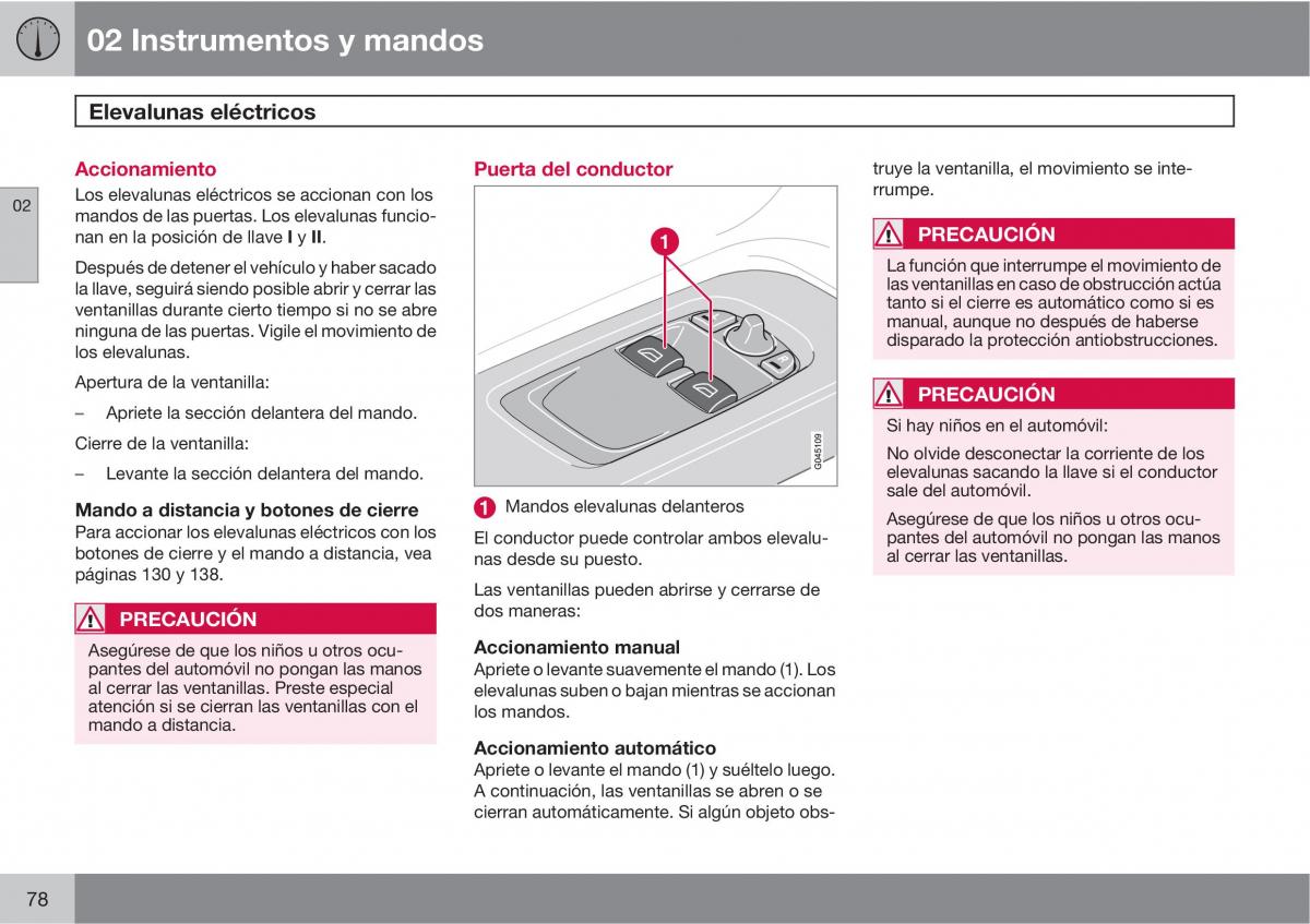 Volvo C30 manual del propietario / page 80