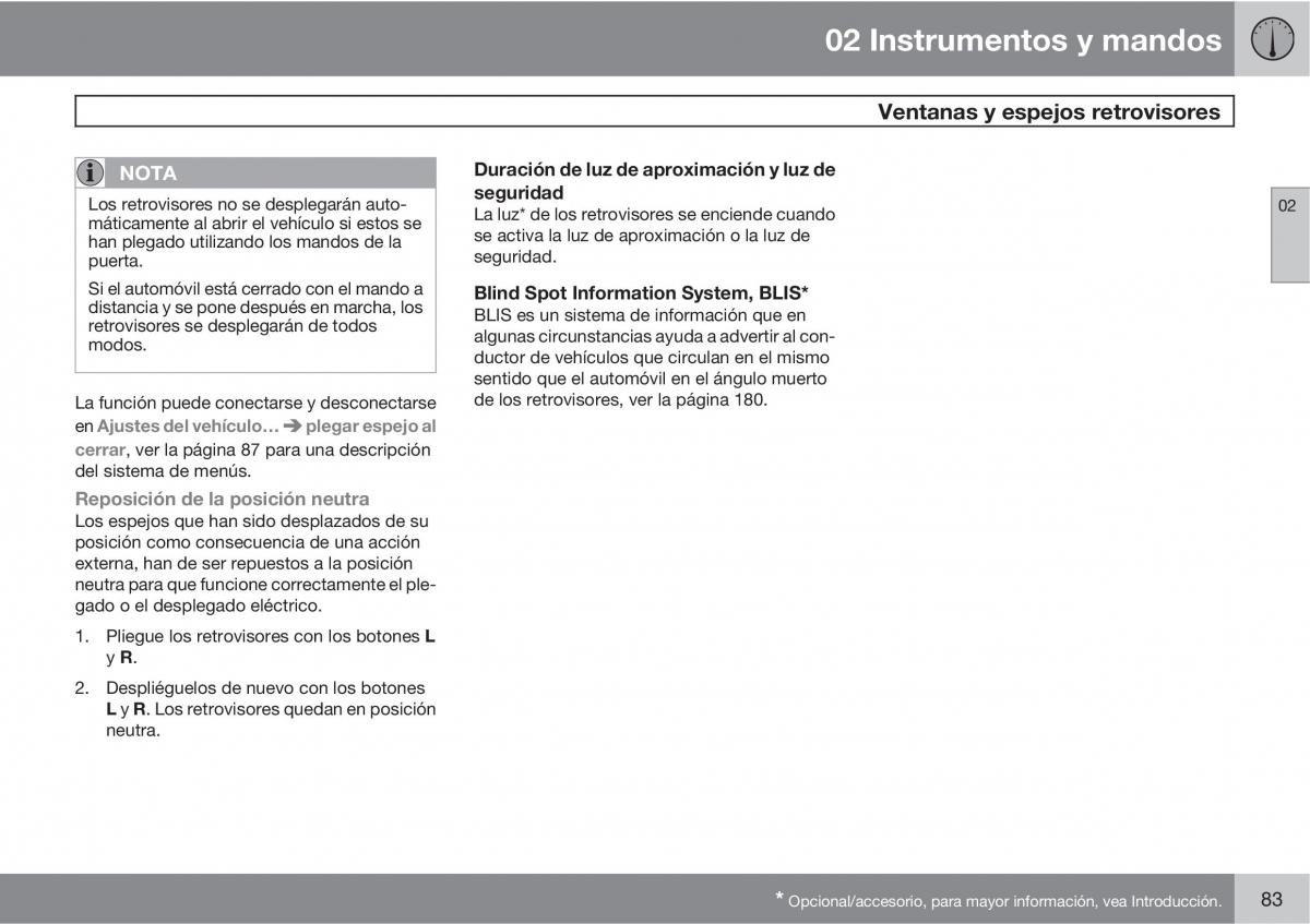 Volvo C30 manual del propietario / page 85