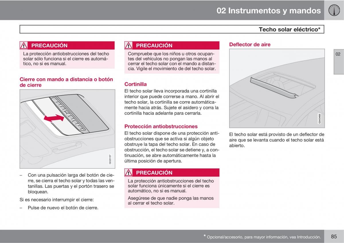 Volvo C30 manual del propietario / page 87