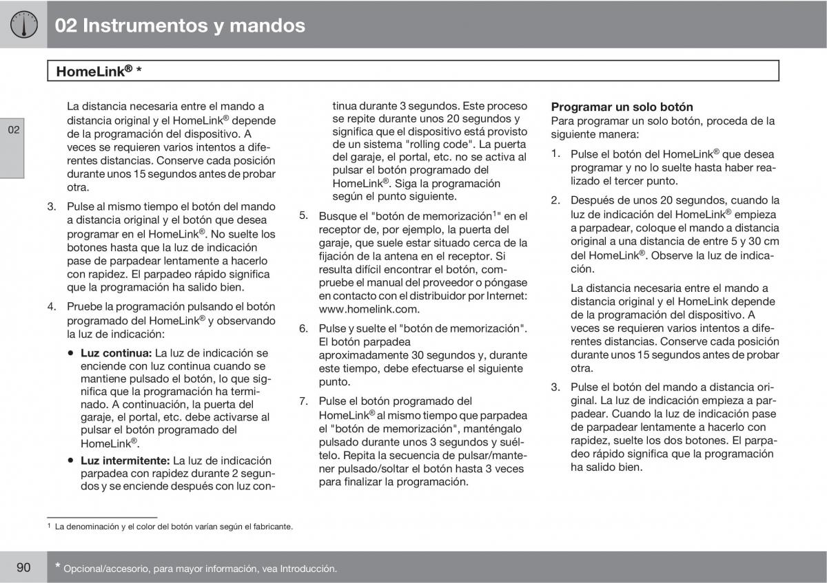 Volvo C30 manual del propietario / page 92