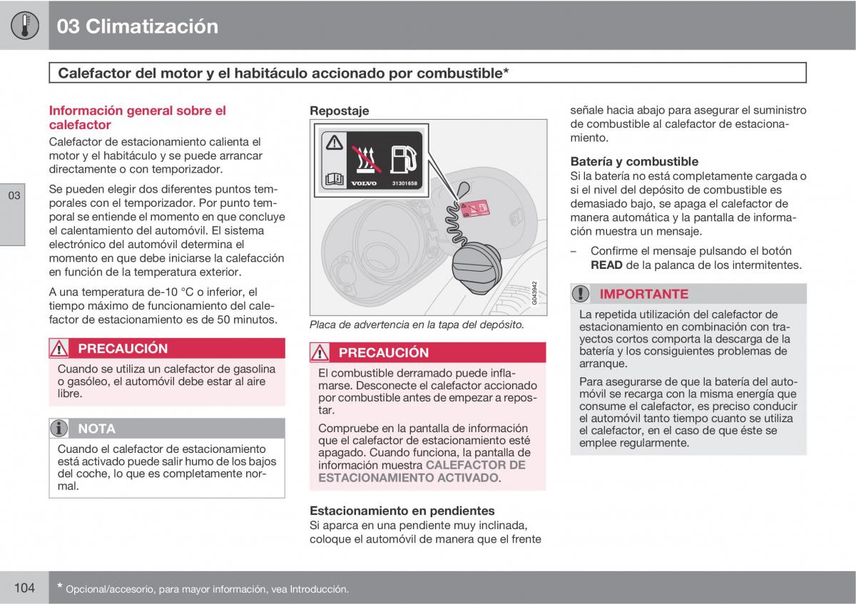 Volvo C30 manual del propietario / page 106