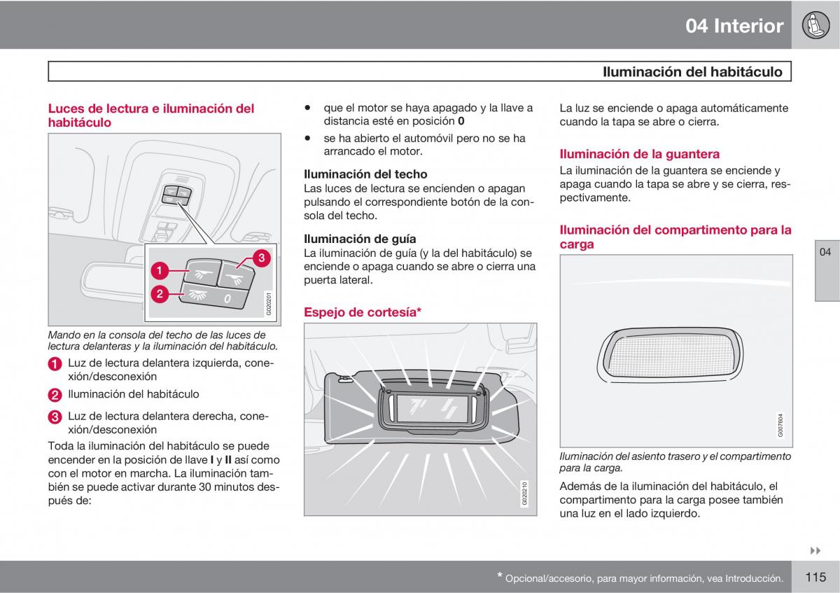 Volvo C30 manual del propietario / page 117