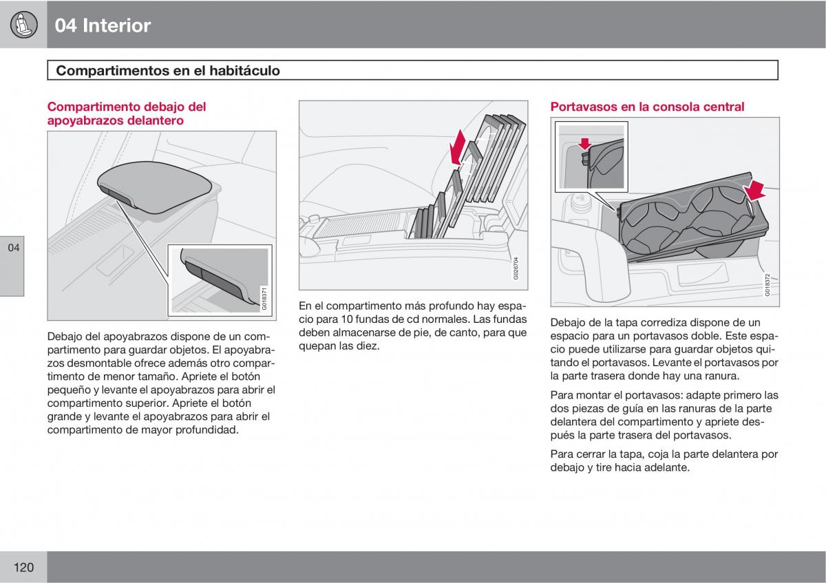 Volvo C30 manual del propietario / page 122