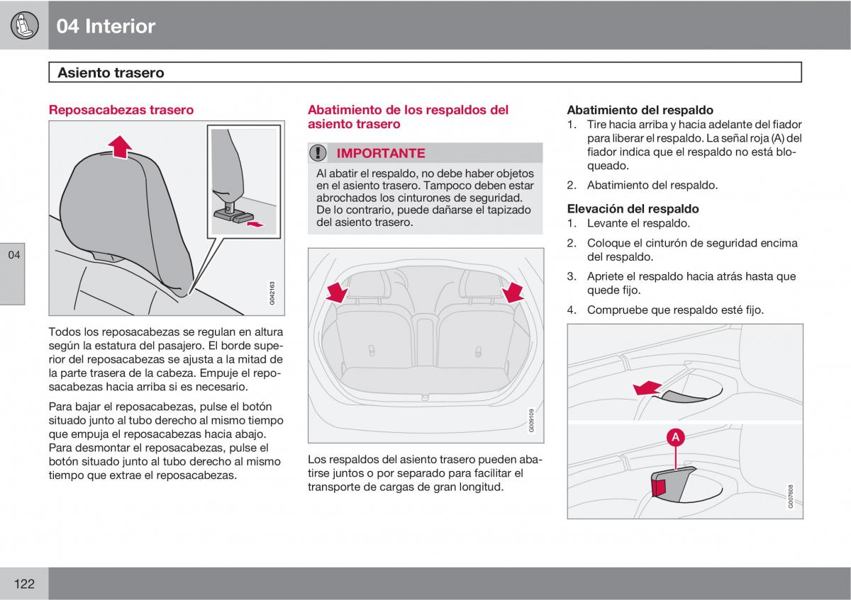 Volvo C30 manual del propietario / page 124