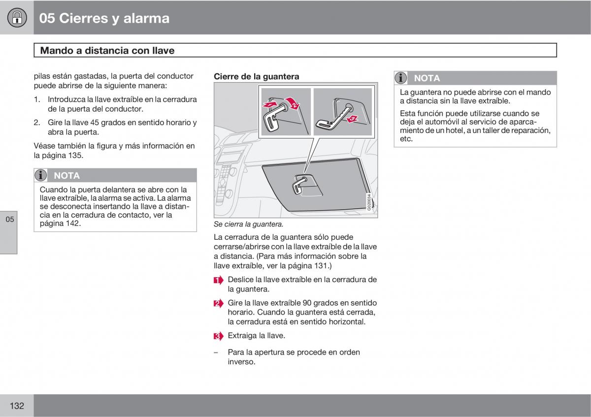 Volvo C30 manual del propietario / page 134