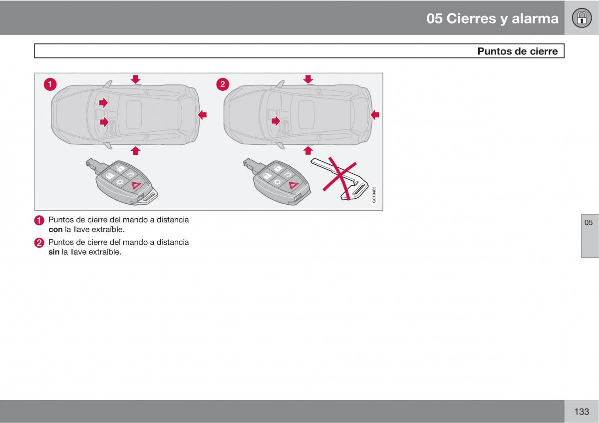 Volvo C30 manual del propietario / page 135