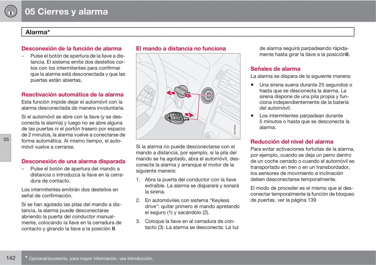 Volvo C30 manual del propietario / page 144