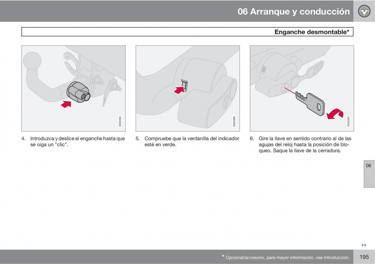 Volvo C30 manual del propietario / page 197