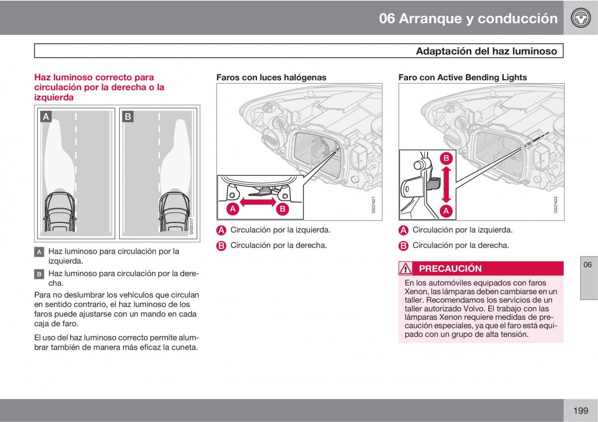 Volvo C30 manual del propietario / page 201