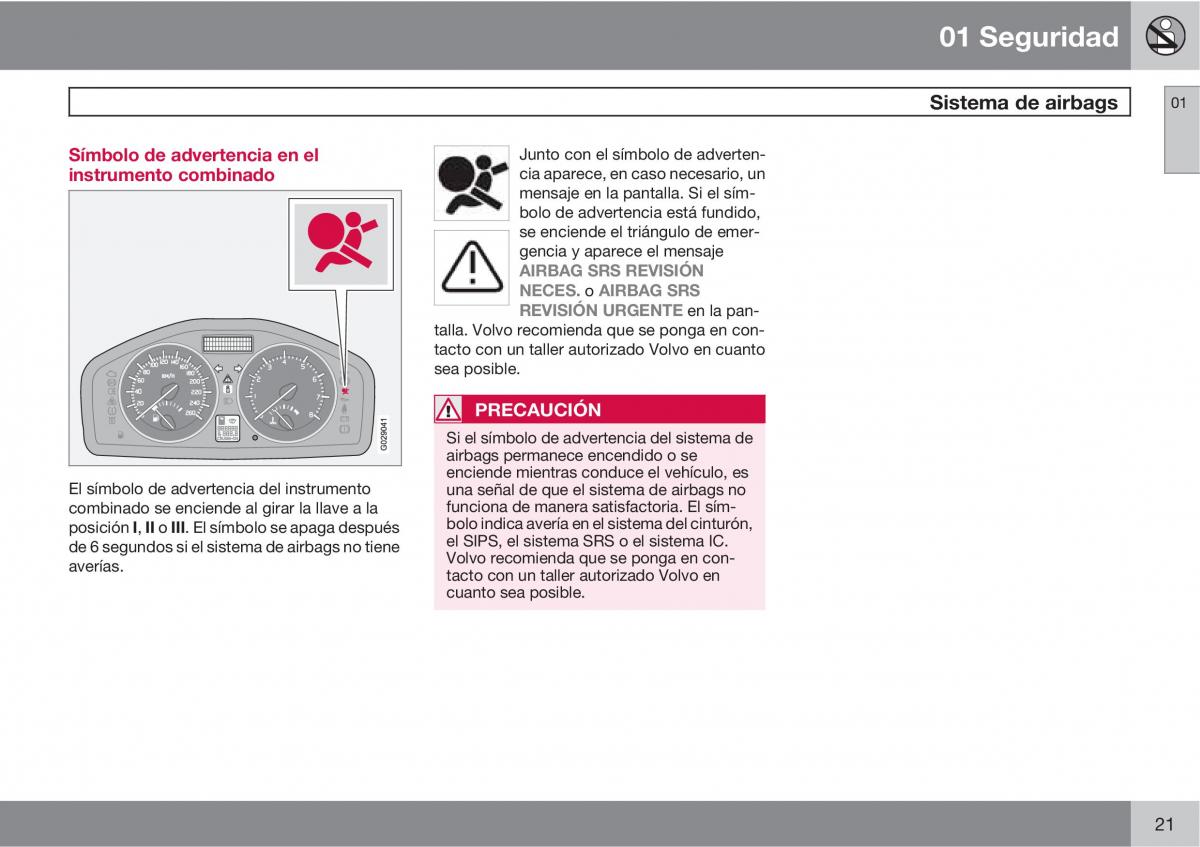 Volvo C30 manual del propietario / page 23