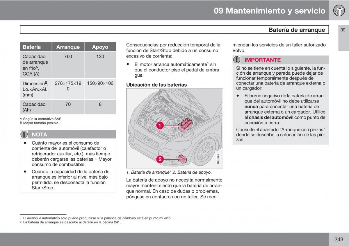 Volvo C30 manual del propietario / page 245