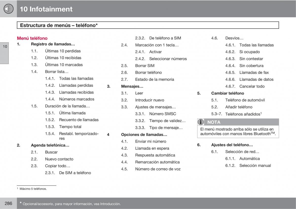 Volvo C30 manual del propietario / page 288