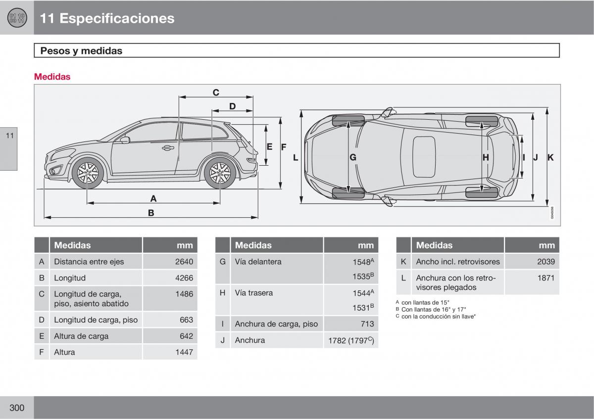 Volvo C30 manual del propietario / page 302