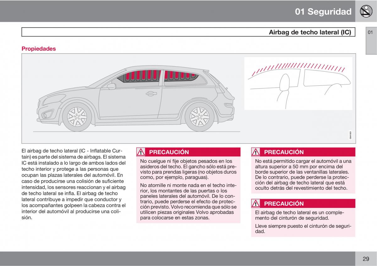 Volvo C30 manual del propietario / page 31