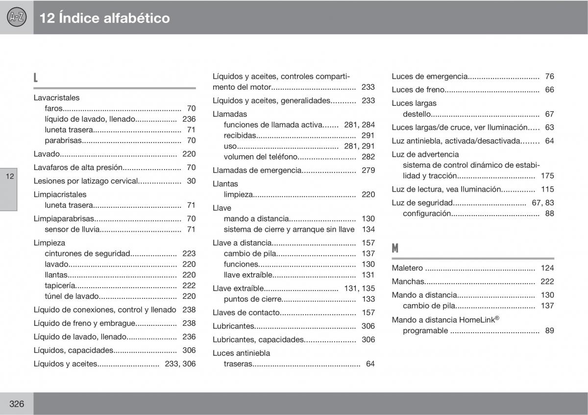 Volvo C30 manual del propietario / page 328