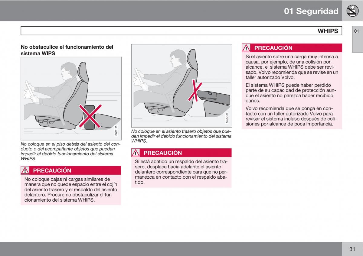 Volvo C30 manual del propietario / page 33