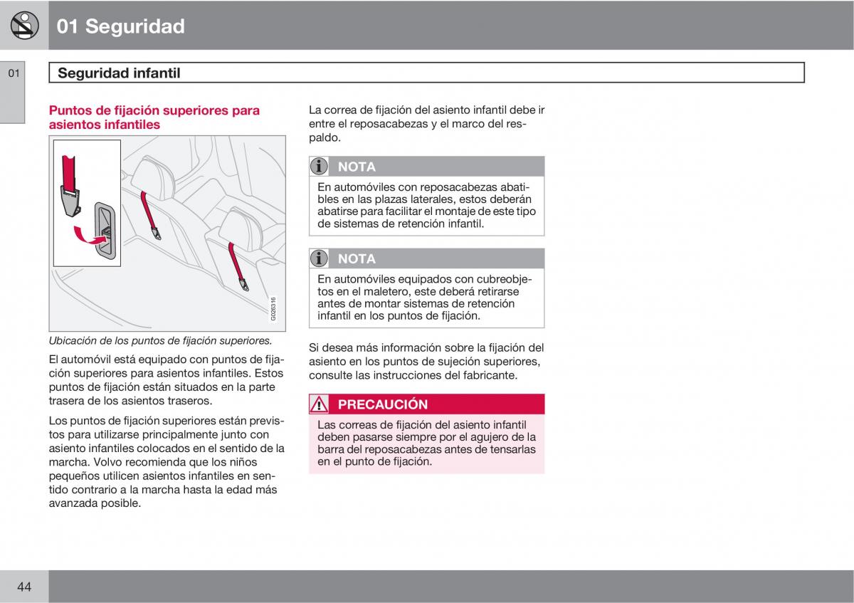 Volvo C30 manual del propietario / page 46