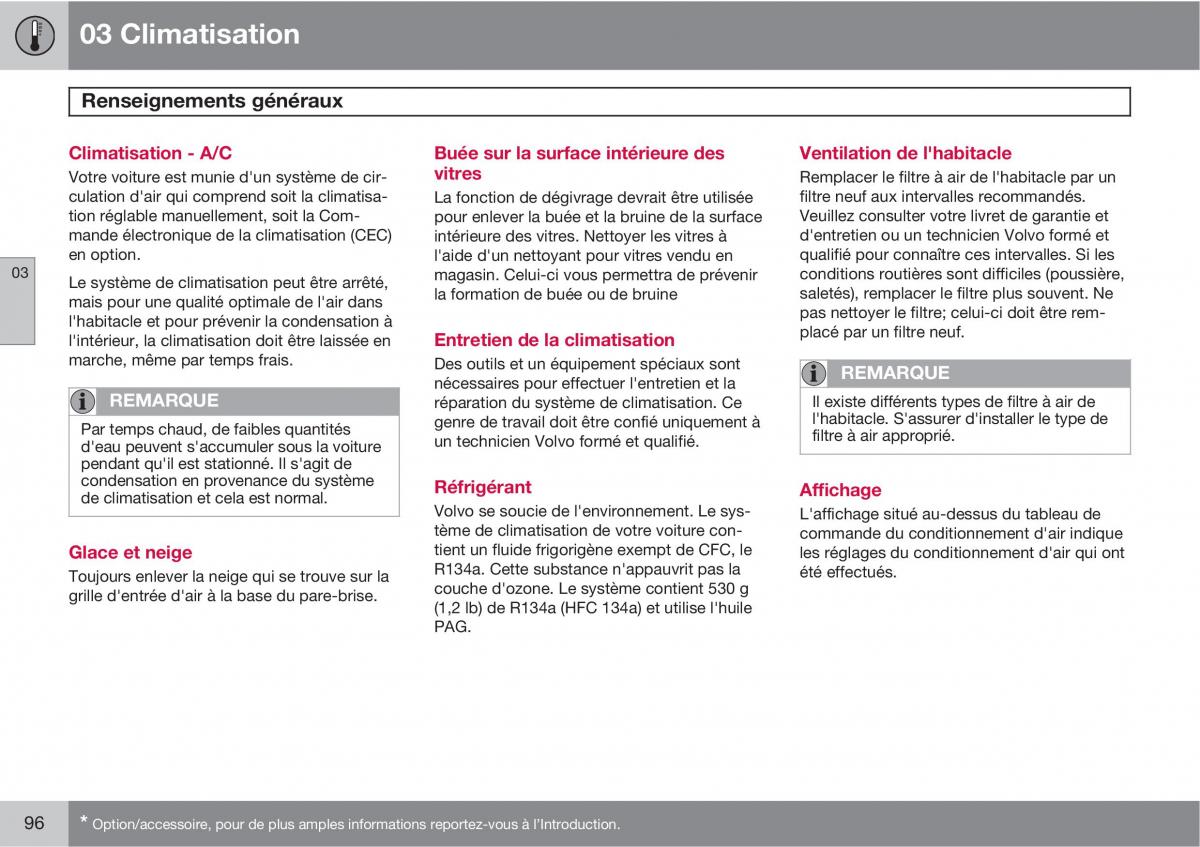 Volvo C30 manuel du proprietaire / page 98