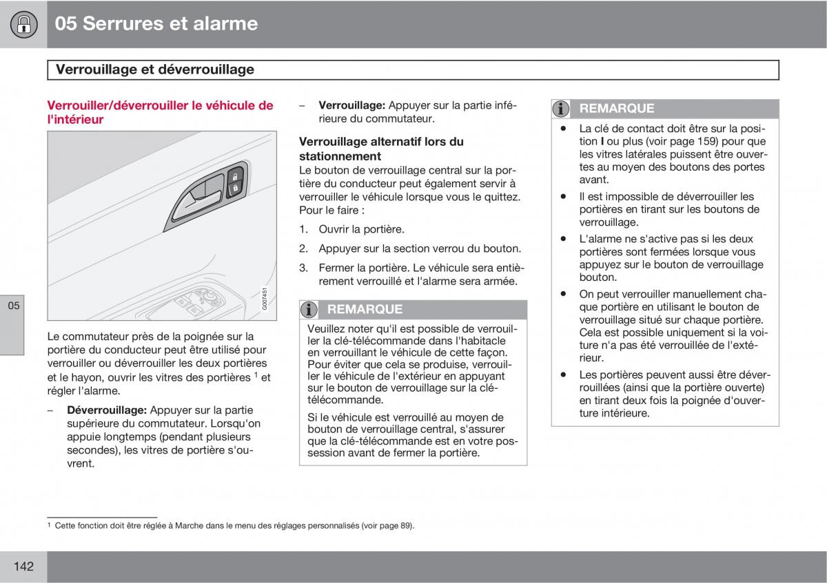 Volvo C30 manuel du proprietaire / page 144