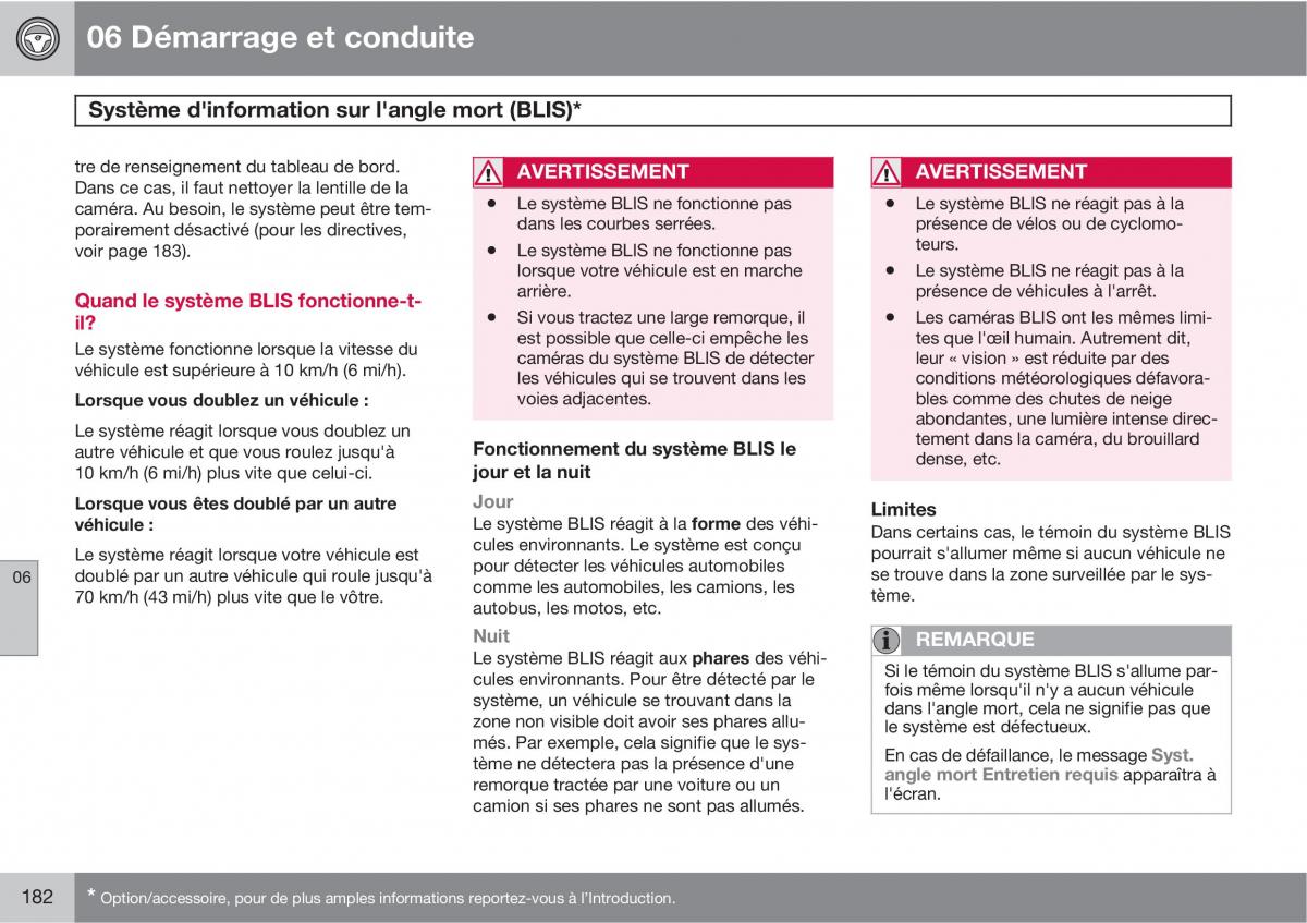 Volvo C30 manuel du proprietaire / page 184