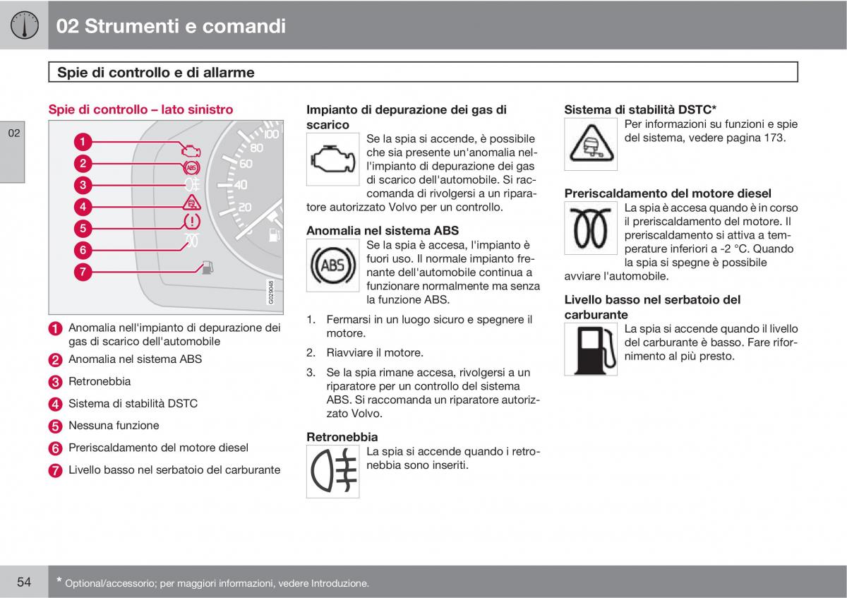 Volvo C30 manuale del proprietario / page 56