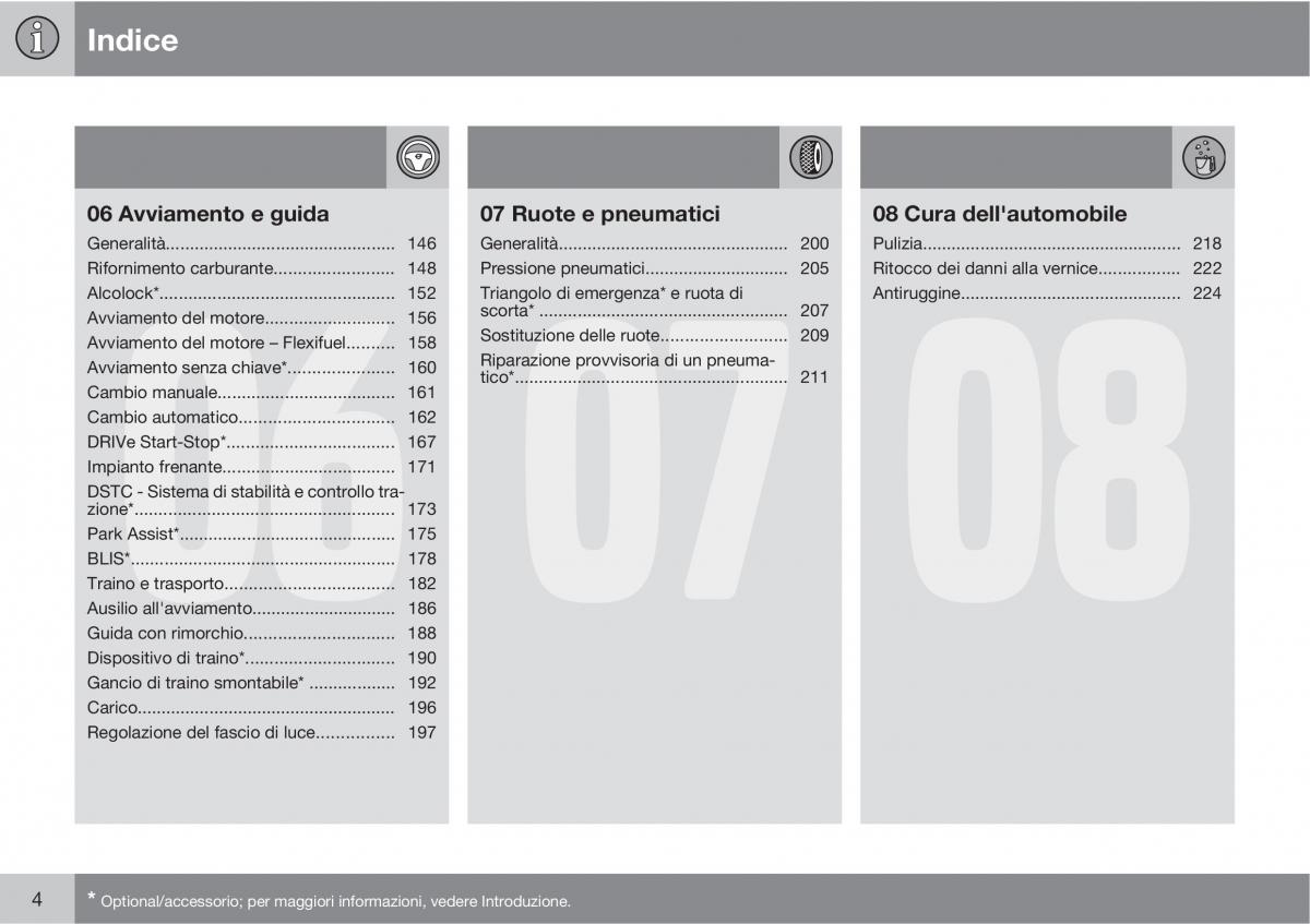 Volvo C30 manuale del proprietario / page 6