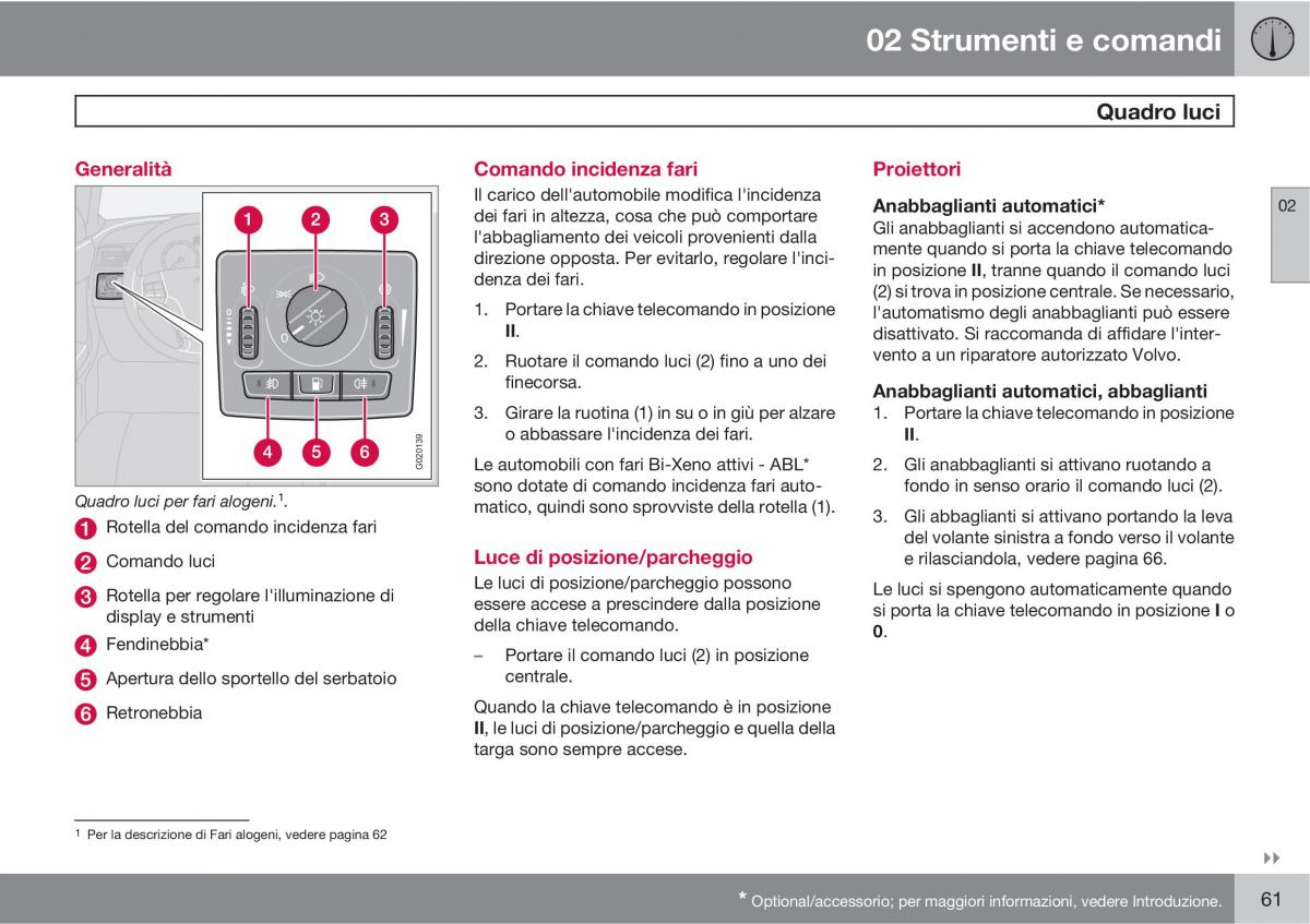 Volvo C30 manuale del proprietario / page 63