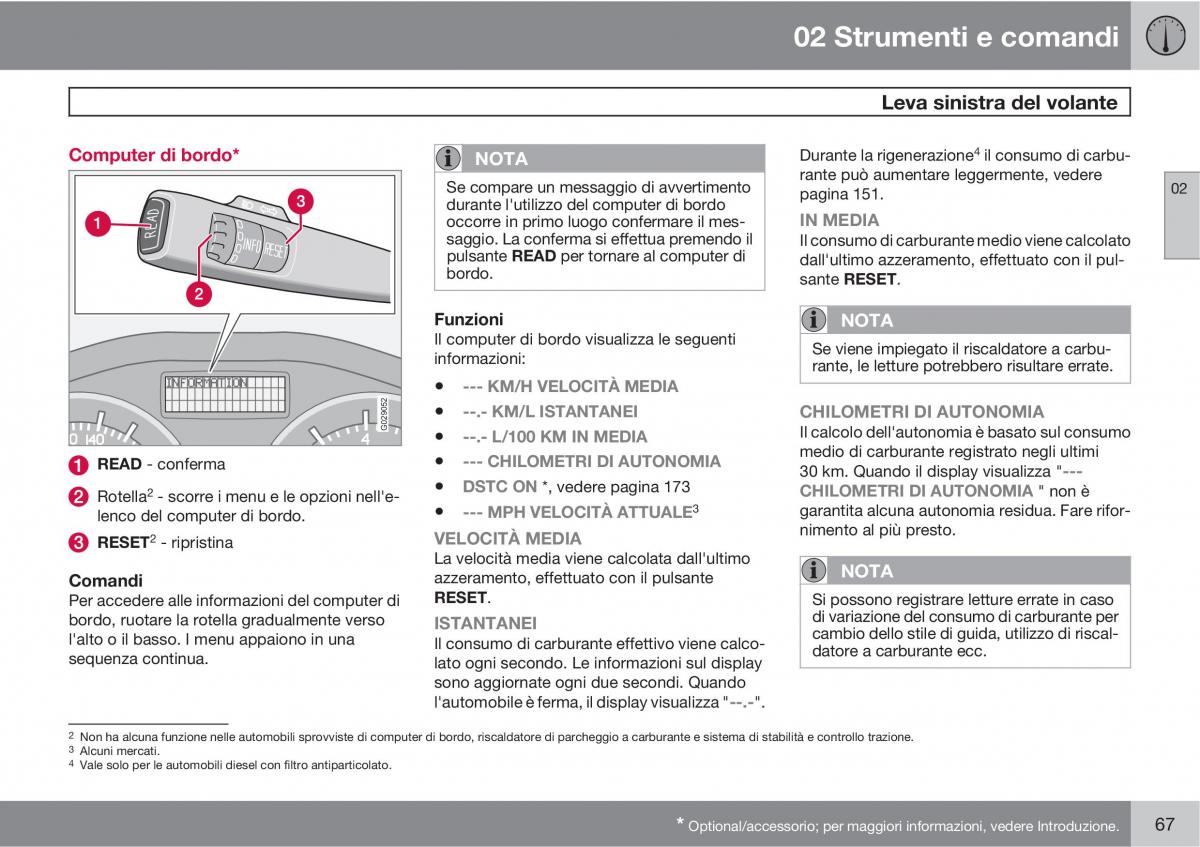 Volvo C30 manuale del proprietario / page 69