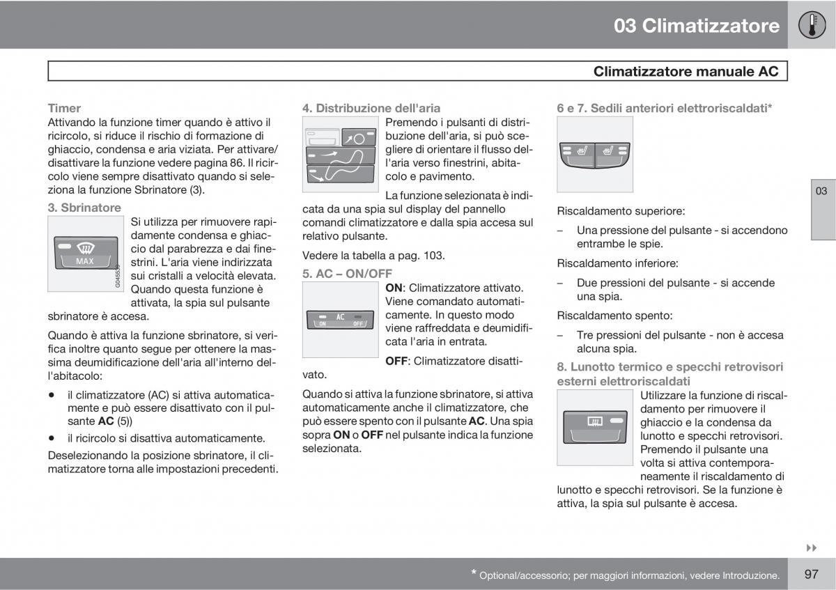 Volvo C30 manuale del proprietario / page 99