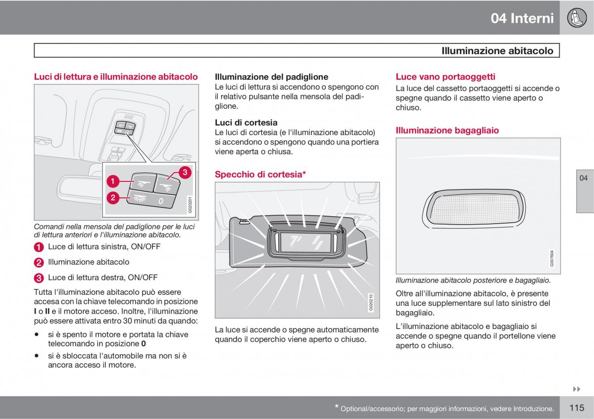 Volvo C30 manuale del proprietario / page 117