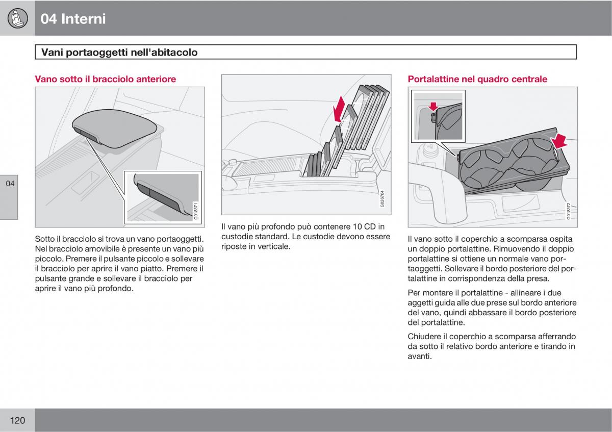 Volvo C30 manuale del proprietario / page 122