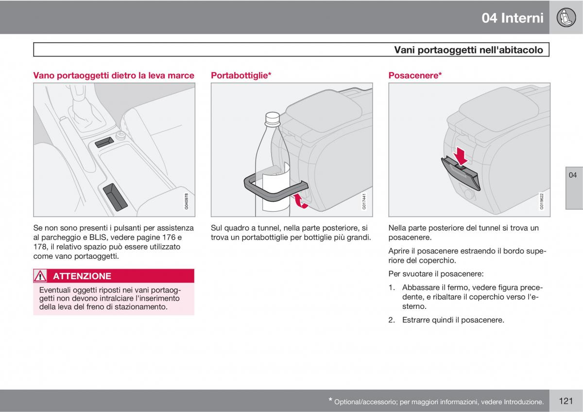 Volvo C30 manuale del proprietario / page 123