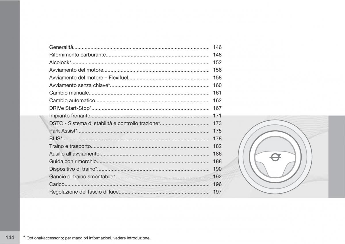 Volvo C30 manuale del proprietario / page 146