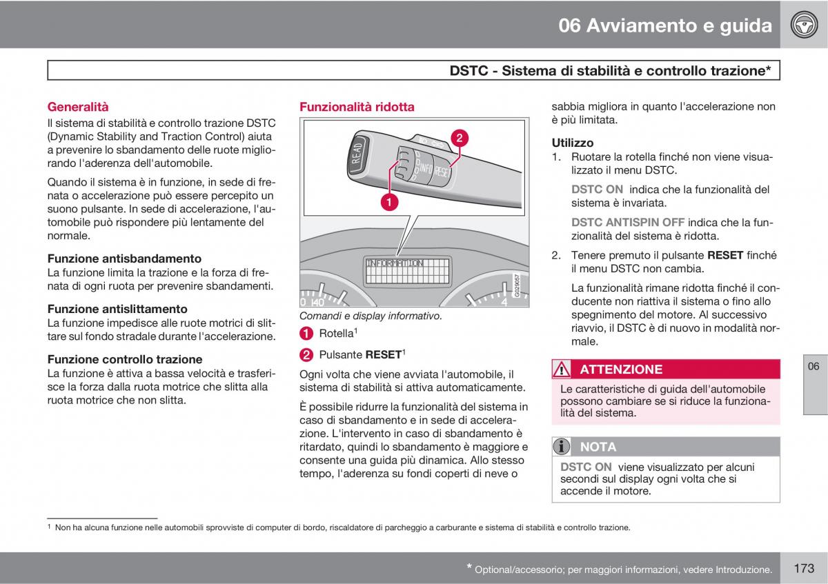 Volvo C30 manuale del proprietario / page 175