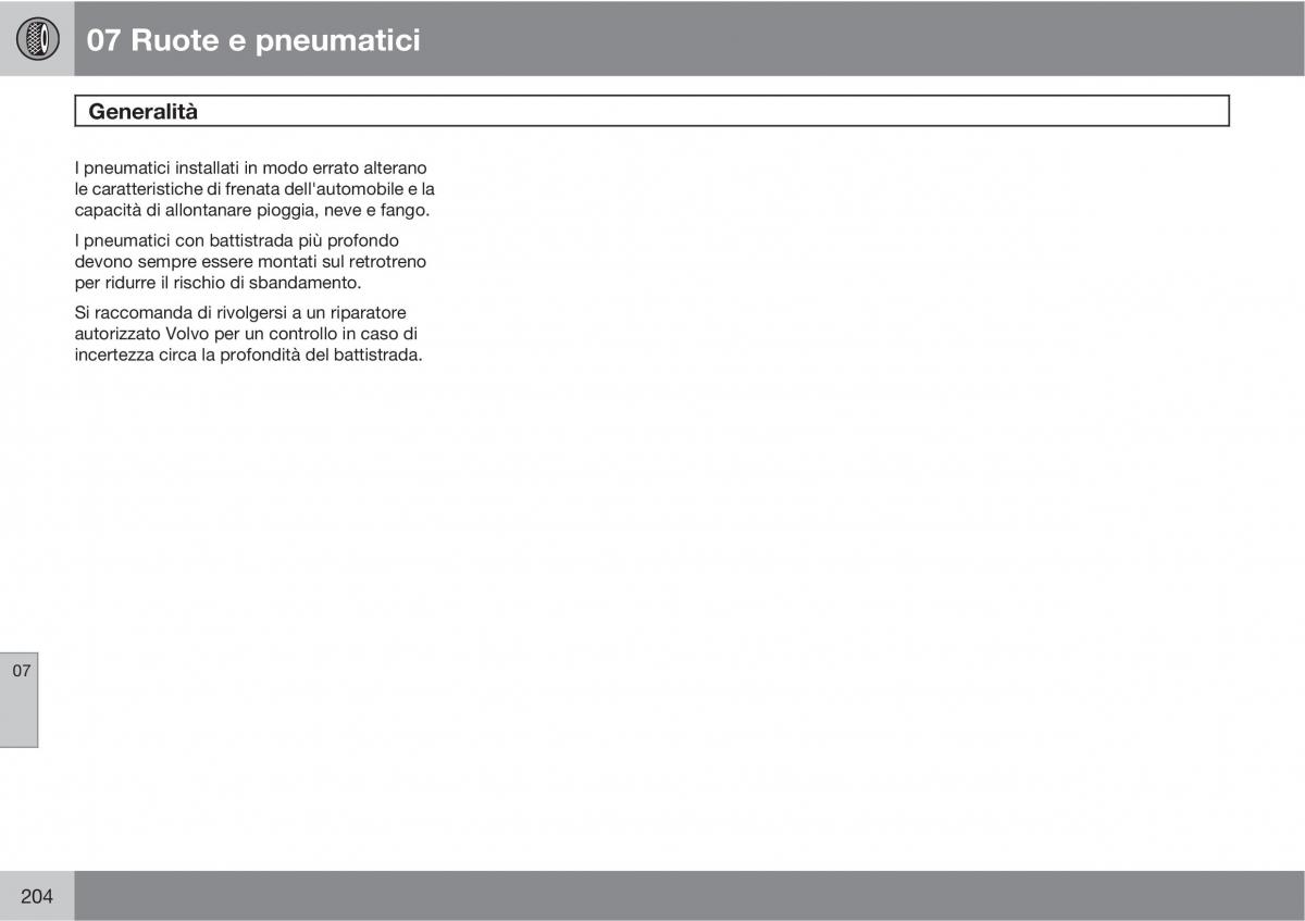 Volvo C30 manuale del proprietario / page 206