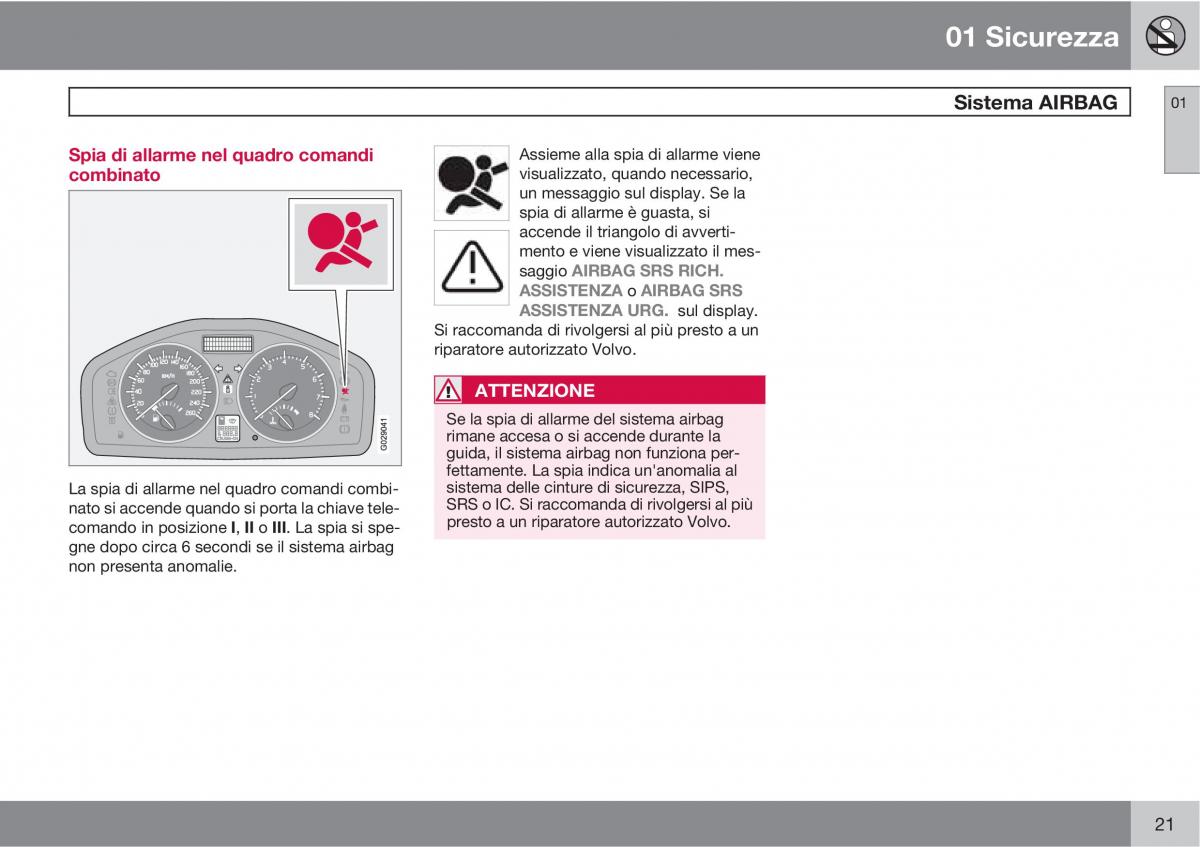 Volvo C30 manuale del proprietario / page 23