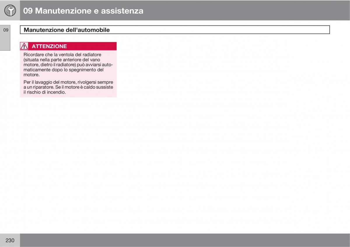 Volvo C30 manuale del proprietario / page 232