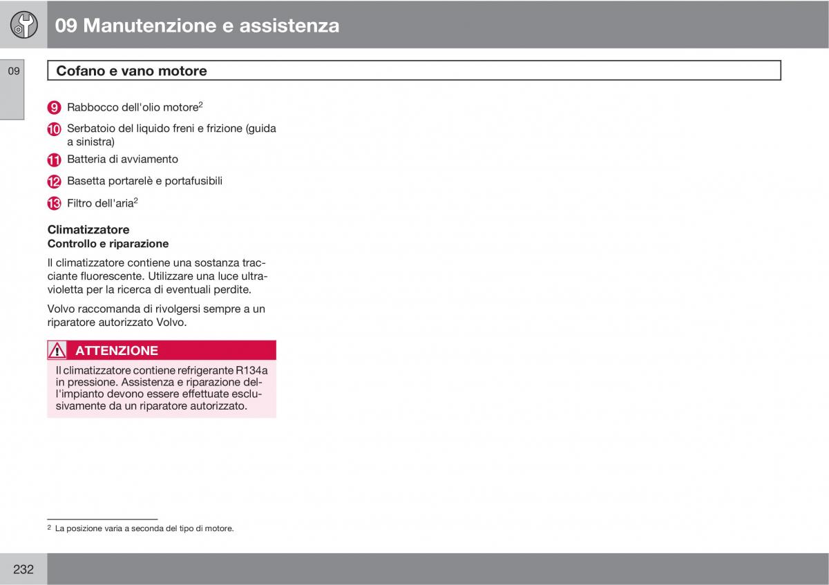 Volvo C30 manuale del proprietario / page 234