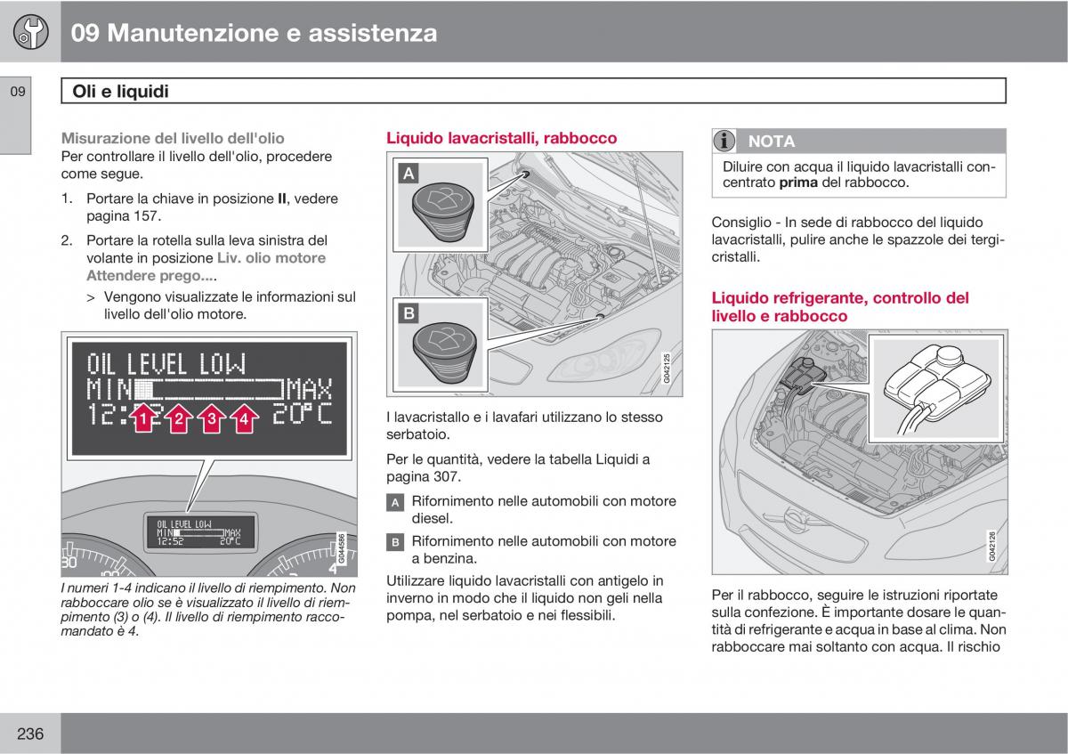 Volvo C30 manuale del proprietario / page 238