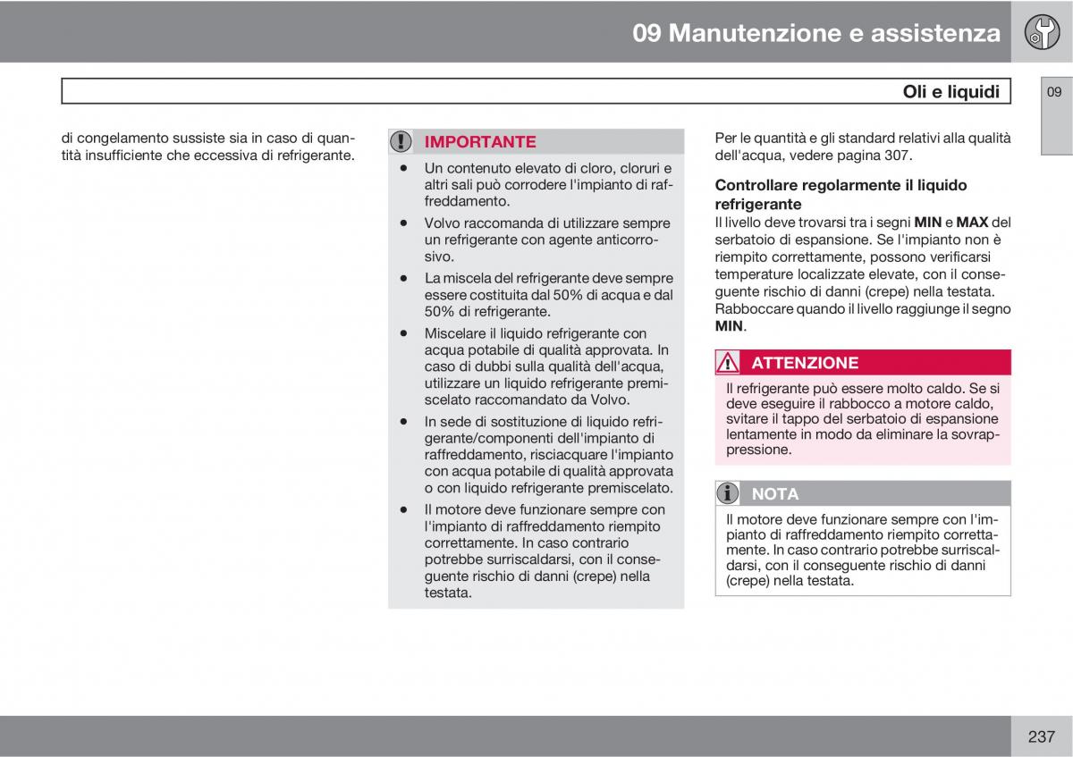 Volvo C30 manuale del proprietario / page 239