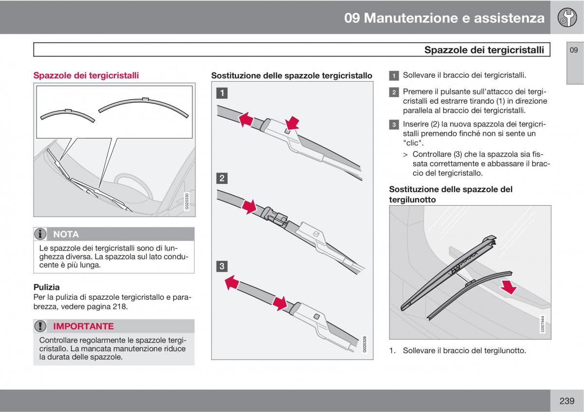 Volvo C30 manuale del proprietario / page 241